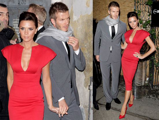 Victoria and David Hot in Red