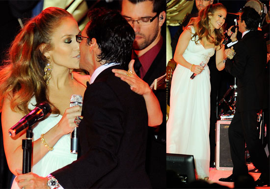 Jennifer Lopez and Marc Anthony at Western Inaugural Ball