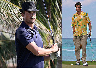 Photos of Josh Duhamel Playing Golf in the Bahamas