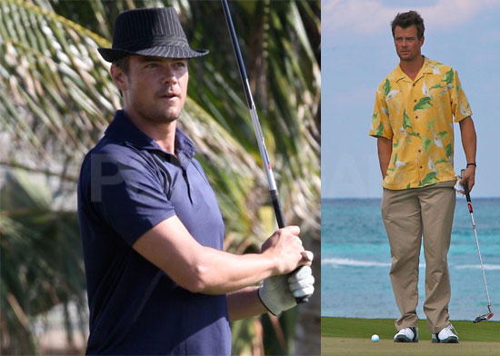 Josh Duhamel in the Bahamas