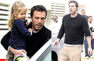 Photos of Ben Affleck Picking Up Violet Affleck From School