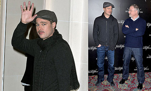 Photos of Brad Pitt at Benjamin Button Photo Call in Paris, Who Was Nominated for a Best Actor Oscar