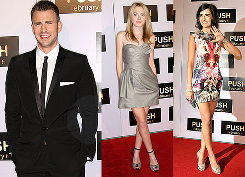 Photos of Dakota Fanning, Camilla Belle, Chris Evans at the LA Premiere of Push
