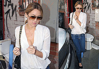 Photos of Lauren Conrad Filming The Hills at People's Revolution