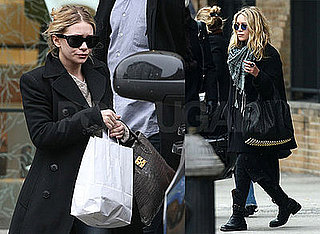 Photos of Mary-Kate Olsen and Ashley Olsen Out in NYC