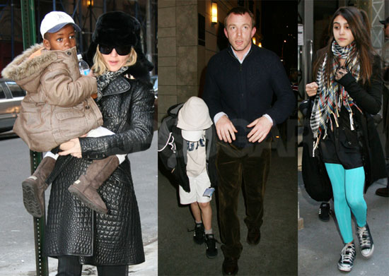 Madonna and Crew Out in NYC Madonna and Crew Out in NYC
