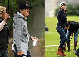 Jake Gyllenhaal and Jessica Biel on the Set of Nailed