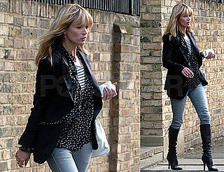 Kate Moss and Jamie Hince Leave Her London House