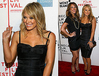 Images of Hilary Duff at the premiere of War Inc at the Tribeca Film Festival
