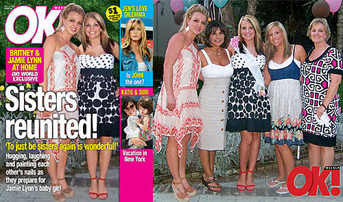 Britney Spears at Jamie Lynn's Baby Shower For OK! Magazine