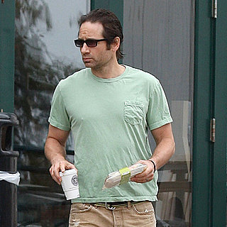 David Duchovny Goes to Starbucks
