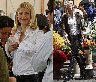 Gwyneth Paltrow Films an Ad in Rome, Italy