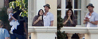 Brad and Angelina — and Shiloh! — Are Just Enjoying the View 