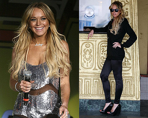Lindsay Lohan Debuts Leggings Line, Goes to Wango Tango, Dropped From Movies