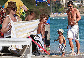 Photos of Kingston, Gwen Stefani, Gavin Rossdale on the Beach