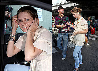 Mischa Barton Flies to Nice Airport for Cannes Film Festival
