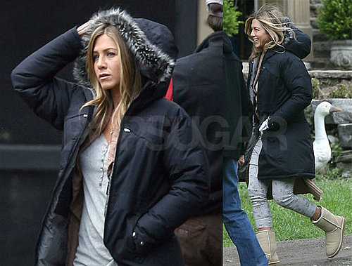 Photos of Jennifer Aniston on Marley and Me Set in Philadelphia