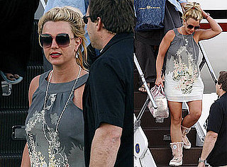 Photos of Britney Spears and Jason Trawick Returning From Costa Rica