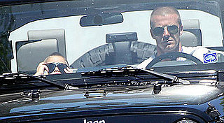 Photos of David Beckham with Cruz Beckham in LA