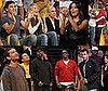 Photos of Cameron Diaz, Diddy, Eva Longoria at the Lakers vs. Spurs Game