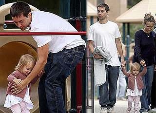 Tobey Maguire and Ruby Sweetheart in Coldwater Park