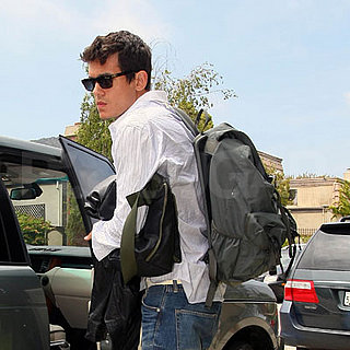 John Mayer Arrives Home
