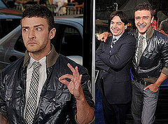 Photos of Justin Timberlake and Mike Myers at the LA Premiere of The Love Guru Photos of Justin Timberlake and Mike Myers at the LA Premiere of The Love Guru
