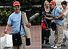 Robert Downey Jr. Shops For Rugs in Santa Monica