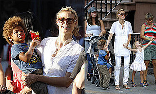 Heidi Klum Takes Leni, Henry and Johan to McDonald's