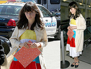 Zooey Deschanel at LAX