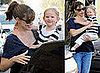 Celebrity Baby Photos Violet Affleck in LA With Jennifer Garner and Ben Affleck