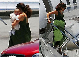 Photos of Jennifer Lopez Boarding Private Plane With Her Twins