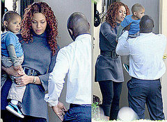 Photos of Beyonce Knowles on the Set of Obsessed in LA
