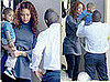 Photos of Beyonce Knowles on the Set of Obsessed in LA