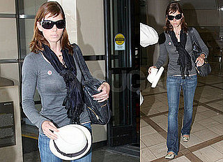 Photos of Jessica Biel at LAX As Nailed Shuts Down Production Again