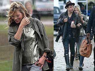 Photos of Kate Moss, Jamie Hince and Lily Allen at the 2008 Glastonbury Festival