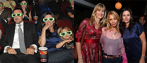 Courteney Cox, David Arquette and Family at the Premiere of The Butler's In Love