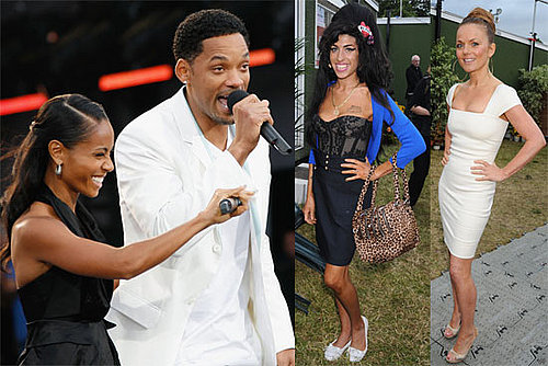 Photos of Will Smith, Jada Pinkett, Geri Halliwell, Amy Winehouse at Nelson Mandela's Birthday Concert