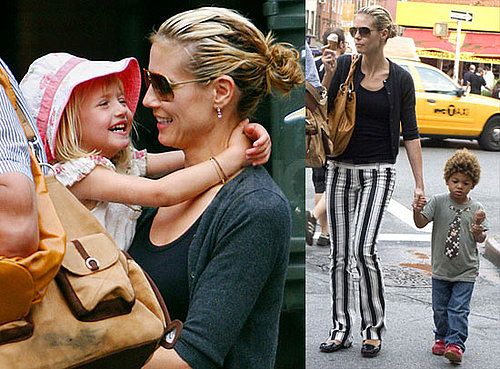 Photos of Heidi Klum and Her Kids in NYC July 4th Weekend