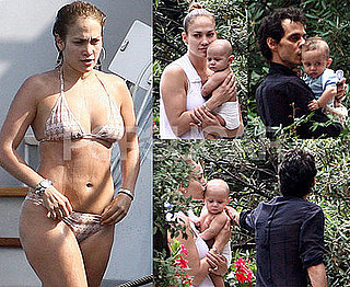 Photos of Jennifer Lopez, Marc Anthony, and Twins in Italy