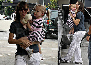 Photos of Jennifer Garner and Violet Affleck in Brentwood