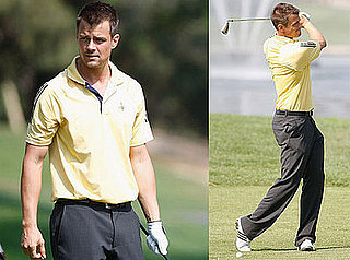 Photos of Josh Duhamel Participating in Celebrity Golf Tournament