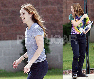 Photos of Drew Barrymore and Ellen Page on Film Set of Whip It!
