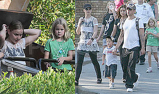Photos of Ryan Phillippe and Abbie Cornish at Magic Mountain With Ava and Deacon