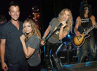 Photos of Fergie and Josh Duhamel Celebrating Her Father Pat and Slash's Birthday in Las Vegas