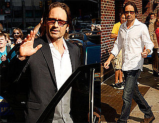 Photos and Video of David Duchovny on The Late Show With David Letterman July 2008