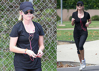 Photos of Reese Witherspoon Jogging in Brentwood