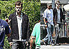 Photos of Joshua Jackson on the Set of Fringe in Brooklyn