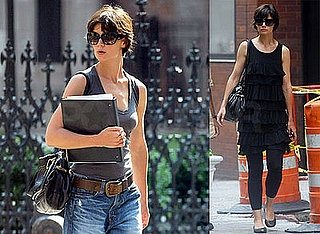 Photos of Katie Holmes Wearing Baggy Jeans in NYC
