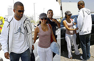 Photos of Eva Longoria and Tony Parker at LAX